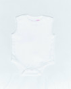 NEWBORN baby gift Set of Four White Sleeveless Onesie Pair of Gloves Pair of Socks Cotton Beanie